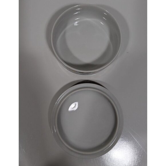 Tiffany Company Globe Trinket Box With Gold Trim - Picture 8 of 12